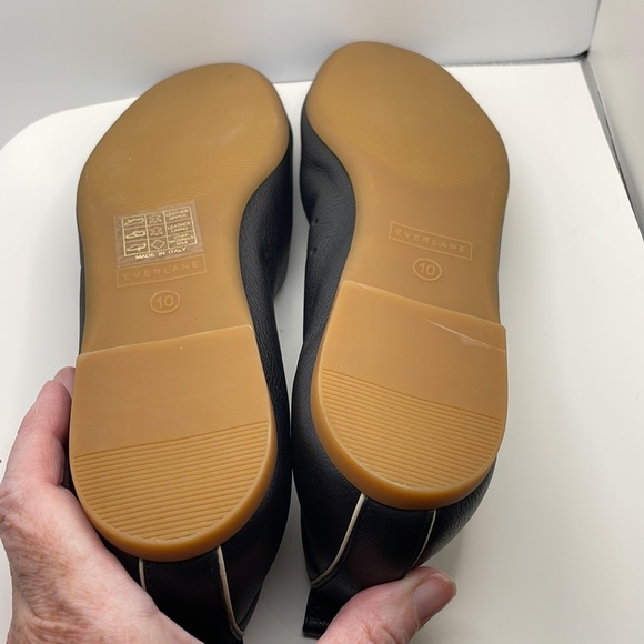 Everlane The Italian Leather Day Glove flats. Like new - Picture 5 of 6